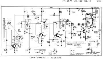 HMV ;Australia JH 1R schematic circuit diagram